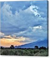 High Sierra Sundown Canvas Print