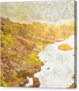 High Valley Of Kaweah River Canvas Print