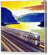 Highlands Of The Hudson - New York Central System - Retro Travel Poster - Vintage Poster Canvas Print