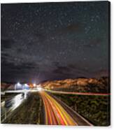 Highway To The Stars Canvas Print