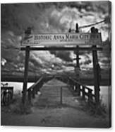Historic Anna Maria City Pier 9177436 Canvas Print
