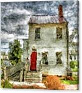 Historic House In Smithville New Jersey Canvas Print