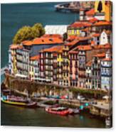 Historic Ribeira Porto Canvas Print