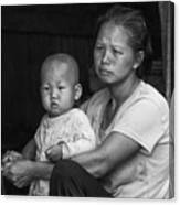 H'mong Mother And Child Canvas Print