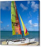 Hobie Can And Sea Canvas Print