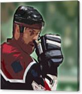 Hockey Illustration Canvas Print