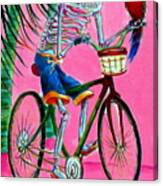 Hollywood Bicycle Man Canvas Print