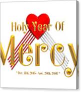 Holy Year Of Mercy Canvas Print