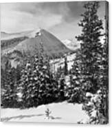 Hoosier Pass Winter Landscape Canvas Print