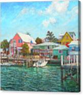 Hope Town By The Sea Canvas Print