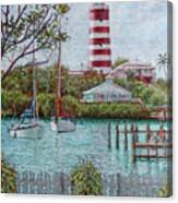 Hope Town Lighthouse Canvas Print