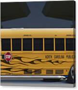 Hot Rod School Bus Canvas Print
