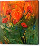 Hot Summer Poppies Canvas Print