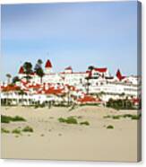 Hotel Del Coronado San Diego Ca Canvas Print