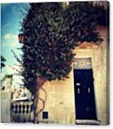 #house #home #day #door #malta #sun Canvas Print