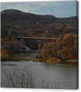 Hudson River From The Appalachian Trail Canvas Print