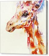 Hugo The Giraffe Canvas Print