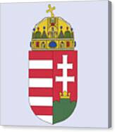 Hungary Coat Of Arms Canvas Print
