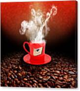 I Love Coffee Canvas Print