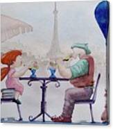 I Love Paris Grandpa Canvas Print
