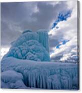 Ice Blue Canvas Print