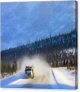 Ice Road Trucker Canvas Print