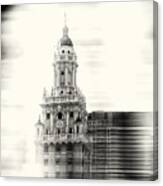 Iconic Freedom Tower Miami Bw Canvas Print