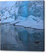 Icy Blue Tranquility Canvas Print