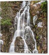 Icy Waterfall Canvas Print