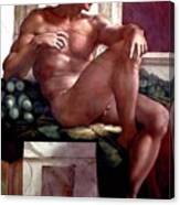 Ignudo Number Six Of 1511 Canvas Print