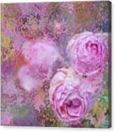 Impressionnist Roses Canvas Print