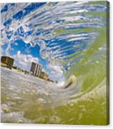 In The Curl Canvas Print