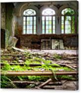 In The End Nature Always Wins - Urbex Abandoned Hotel Canvas Print