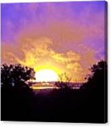 Incredible Sunrise Canvas Print