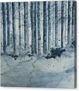 Indigo Forest Canvas Print