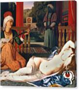 Ingres: Odalisque Canvas Print