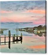 Intracoastal Water Colors Canvas Print