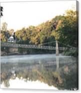 Iowa Falls Swinging Bridge Canvas Print