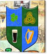 Irish Coat Of Arms - O'connor Canvas Print