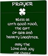 Irish Kitchen Prayer Canvas Print