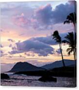 Island Silhouettes Canvas Print