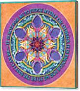 It Is Enough Mandala Prayer Canvas Print