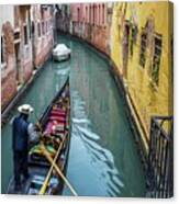 Italy Venice Gondora Canvas Print