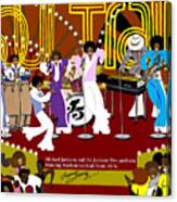 Jackson Five Dancing Machine Wood Print By Marvin James