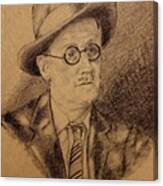 James Joyce Canvas Print