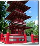 Five Storied Pagoda Canvas Print