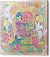 花の竪琴#japanesepainting #harp Canvas Print