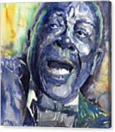 Jazz B.b.king 04 Blue Canvas Print