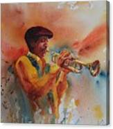 Jazz Man Canvas Print