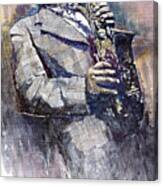Jazz Saxophonist Charlie Parker Canvas Print